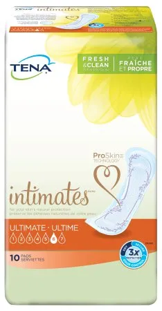 Bladder Control Pad TENA¬ Intimates» 16 Inch Length Heavy Absorbency Polymer Female Disposable CS of 40