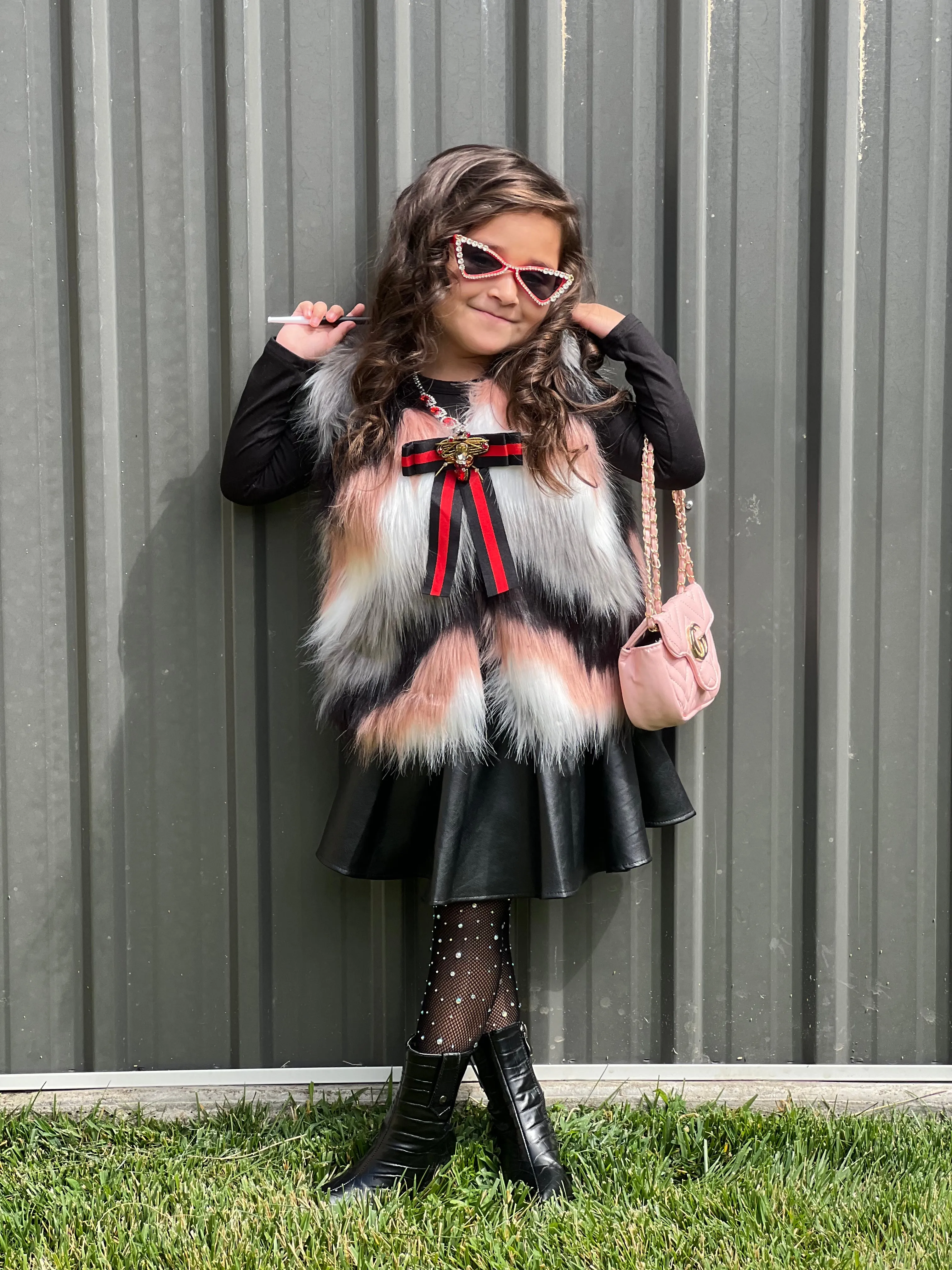 Bling Cat Eye Kids Glasses