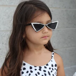 Bling Cat Eye Kids Glasses