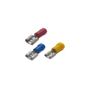 BM Group 100 PACK Blue Faston Female Terminal Lug 14/16 AWG Wire Connector - BM 00245