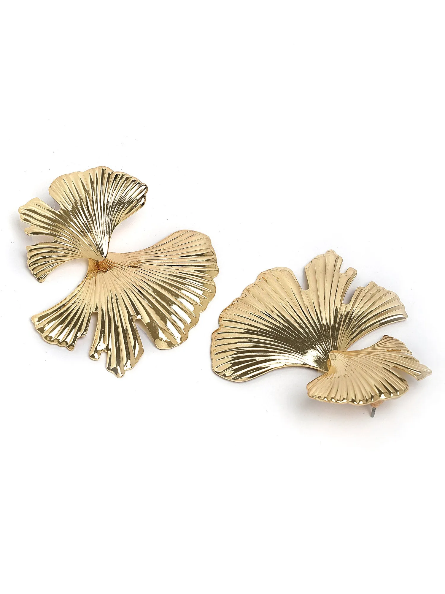 Bohey by KARATCART Gold-Plated Contemporary Drop Earrings for Women