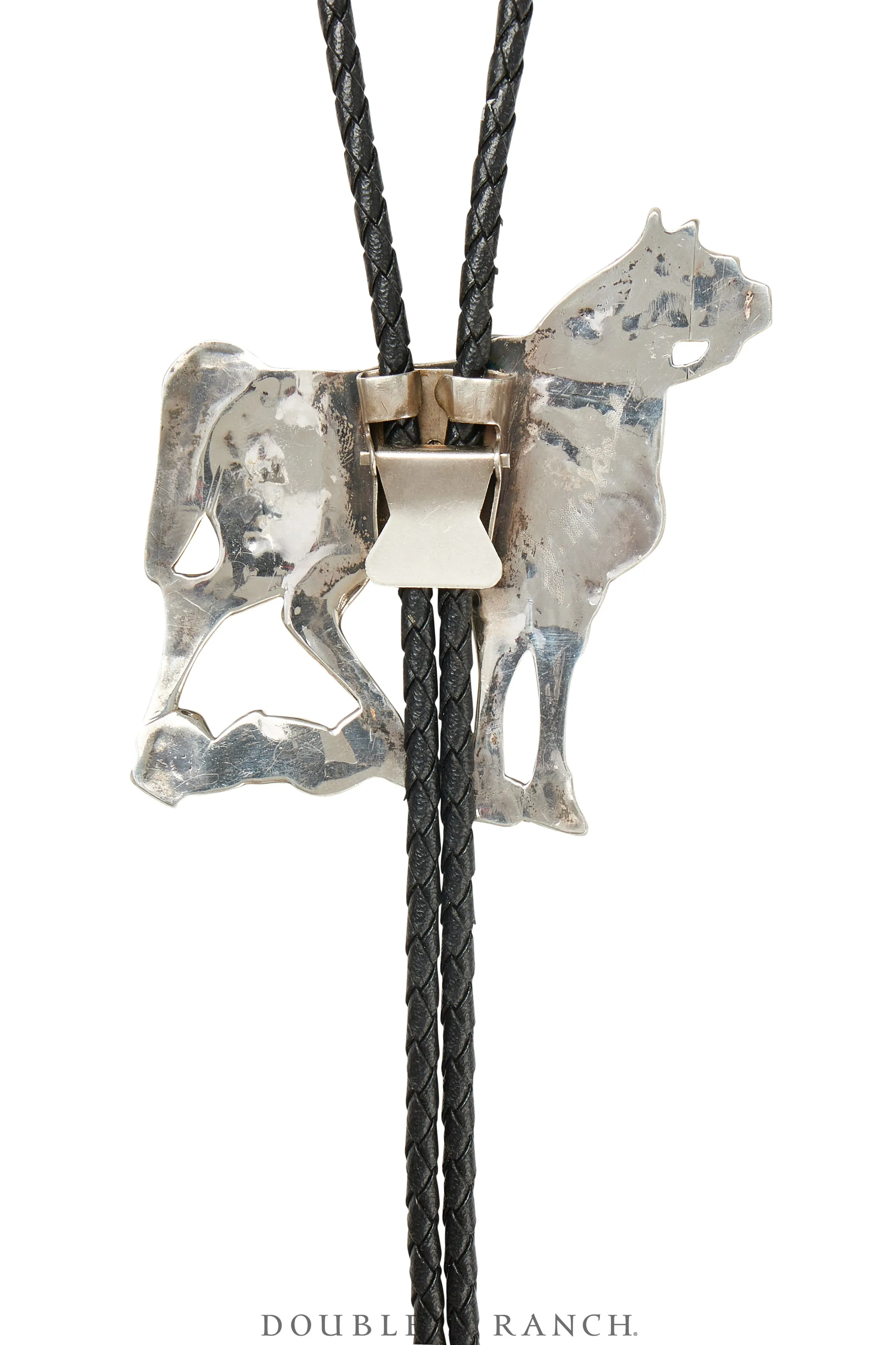 Bolo, Inlay, Horse With Matching Tips, Leekity Hallmark, Vintage, 3284
