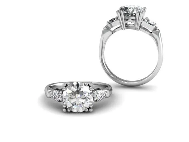 Bostonian Monroe Vintage Classic Engagement Ring