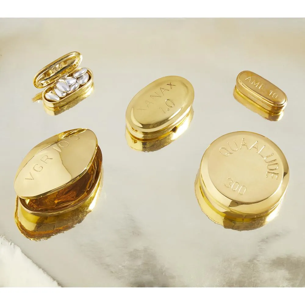 Brass Ambien Pill Box