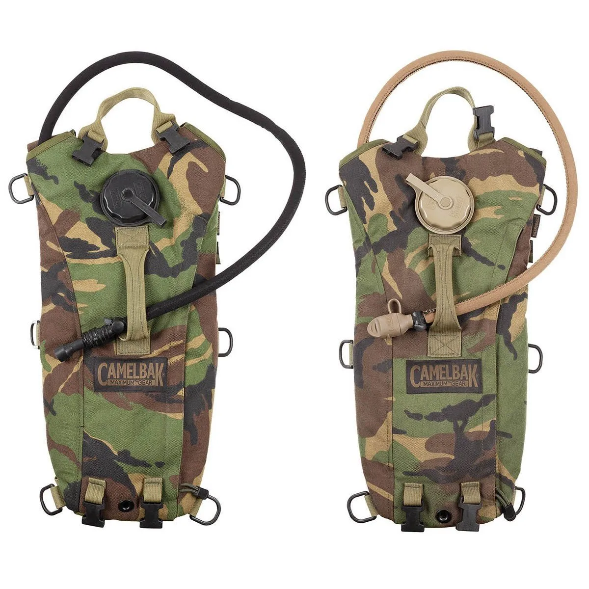 British Army Woodland Hydration Systems