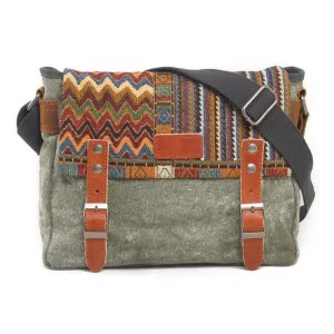 Brixton Messenger Shoulder HandBag- Green