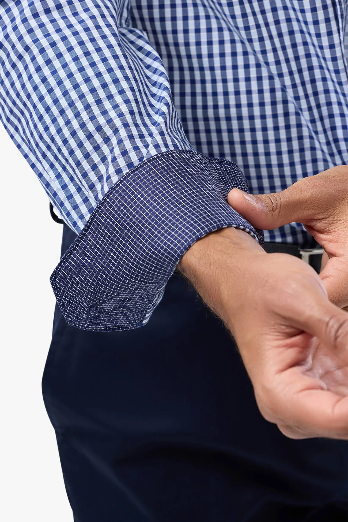 Brooksfield | Check Slim Fit Dress Shirt