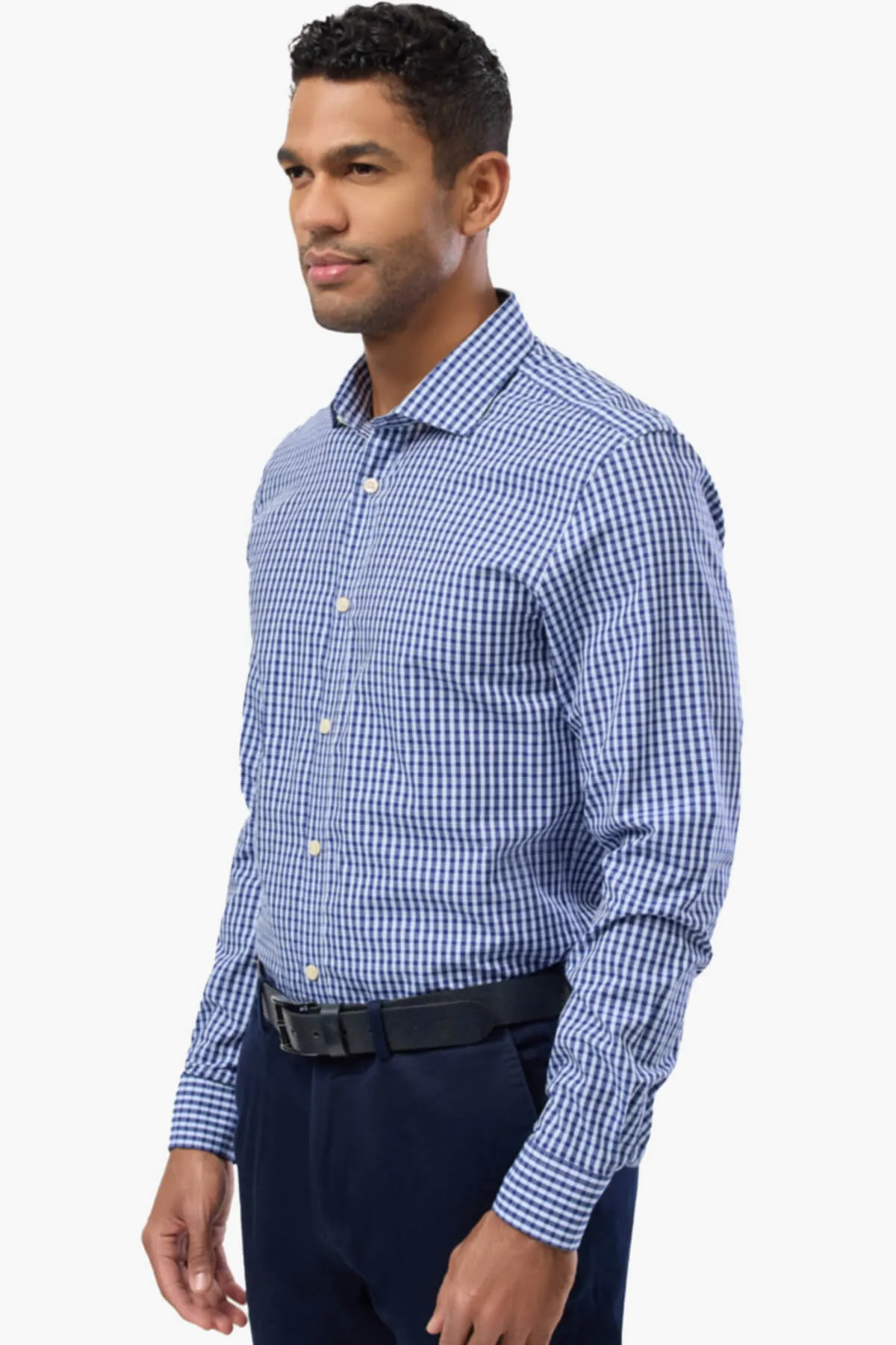 Brooksfield | Check Slim Fit Dress Shirt