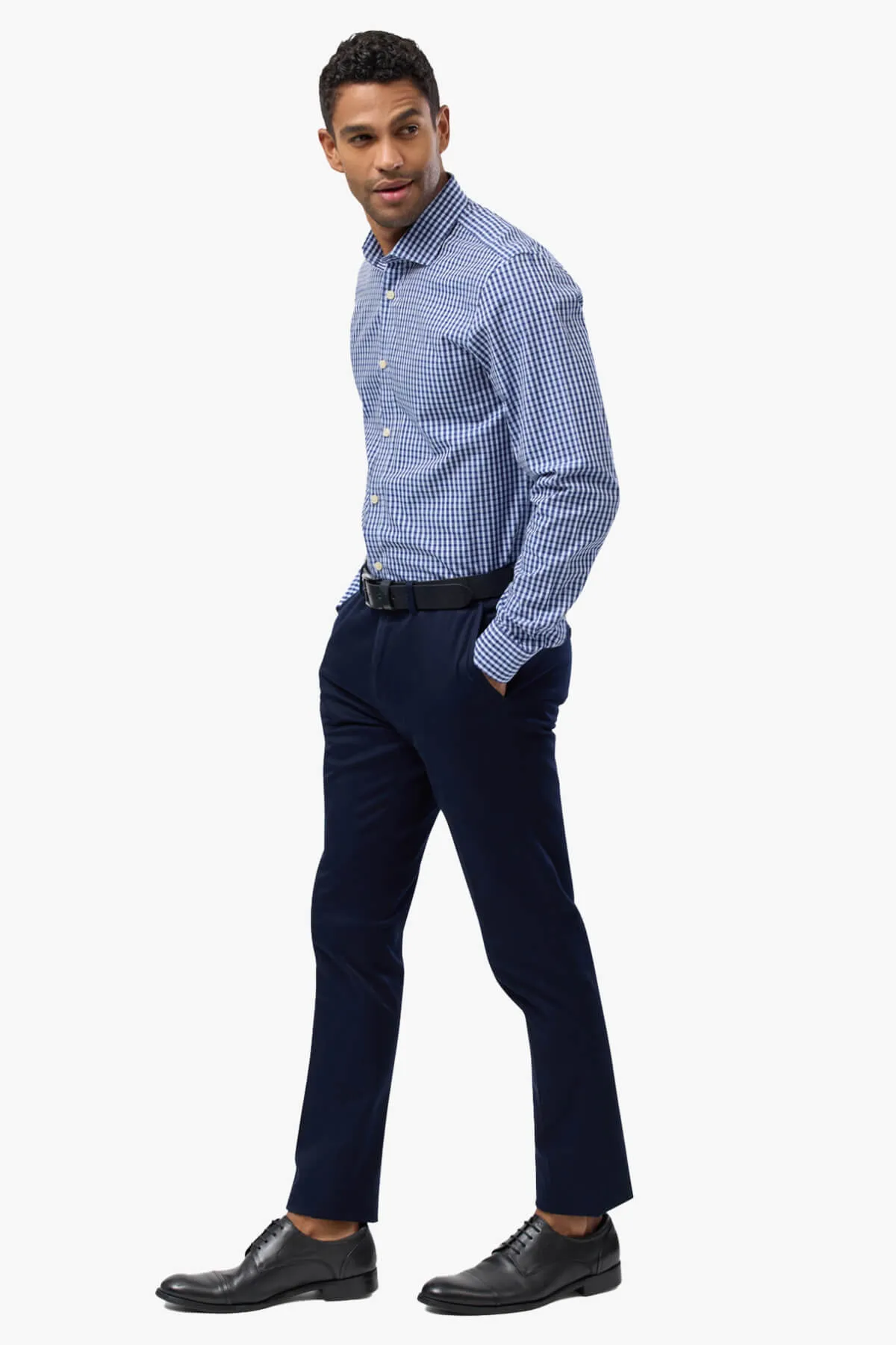 Brooksfield | Check Slim Fit Dress Shirt