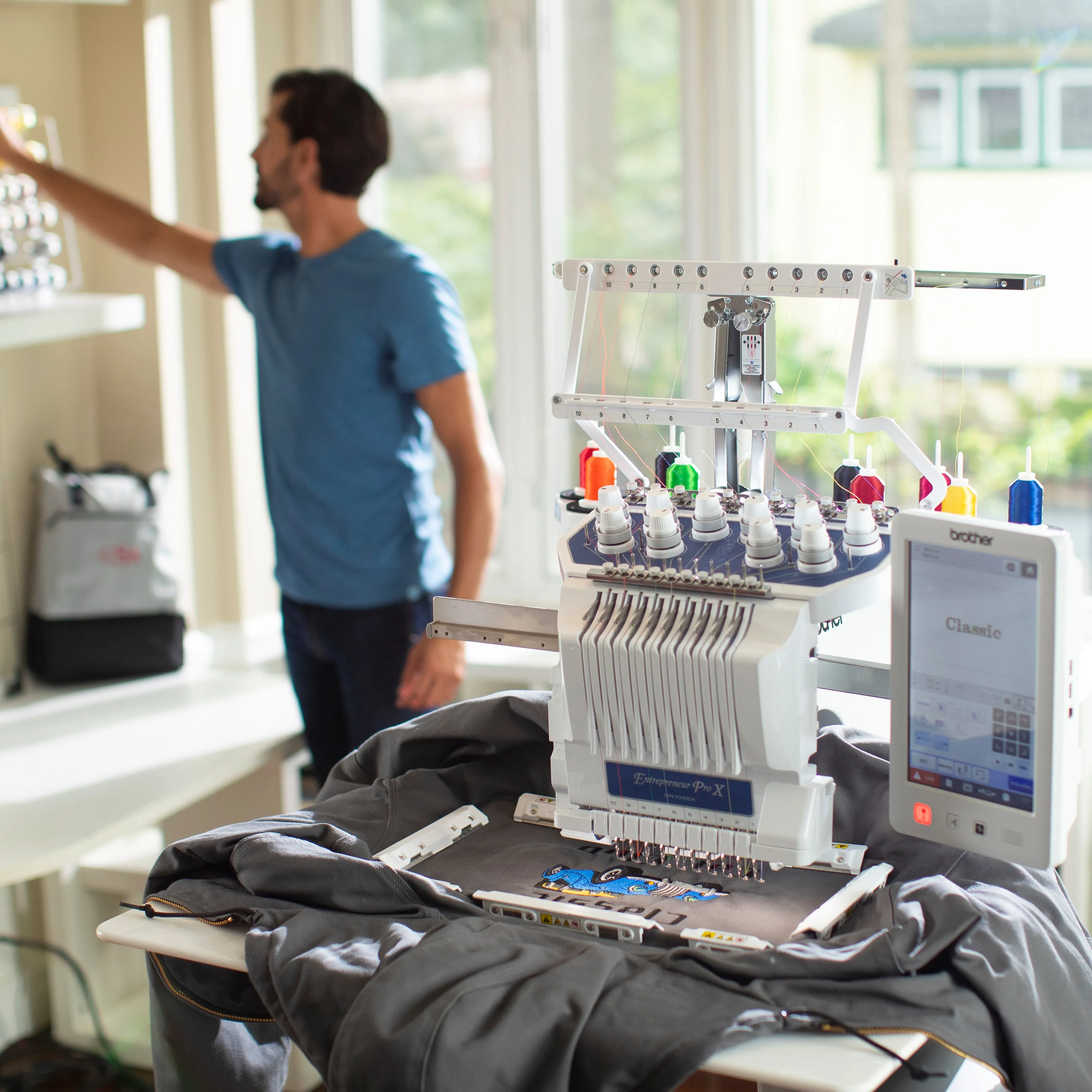 Brother Entrepreneur Pro X 10-Needle Embroidery Machine