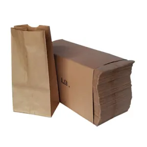 Brown Paper Bag  500 ct Bundle #4 (5" x 3.3" x 9.7") - Case - 500 Units