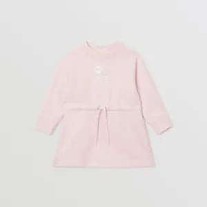 Burberry Baby Pink Montage Print cotton dress