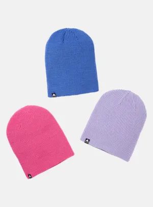 Burton Kids' Burton DND Beanie 3-Pack - Amparo Blue / Supernova / Fuchsia Fusion