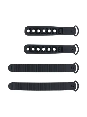 Burton Toe Tongue and Slider Replacement Set - Black