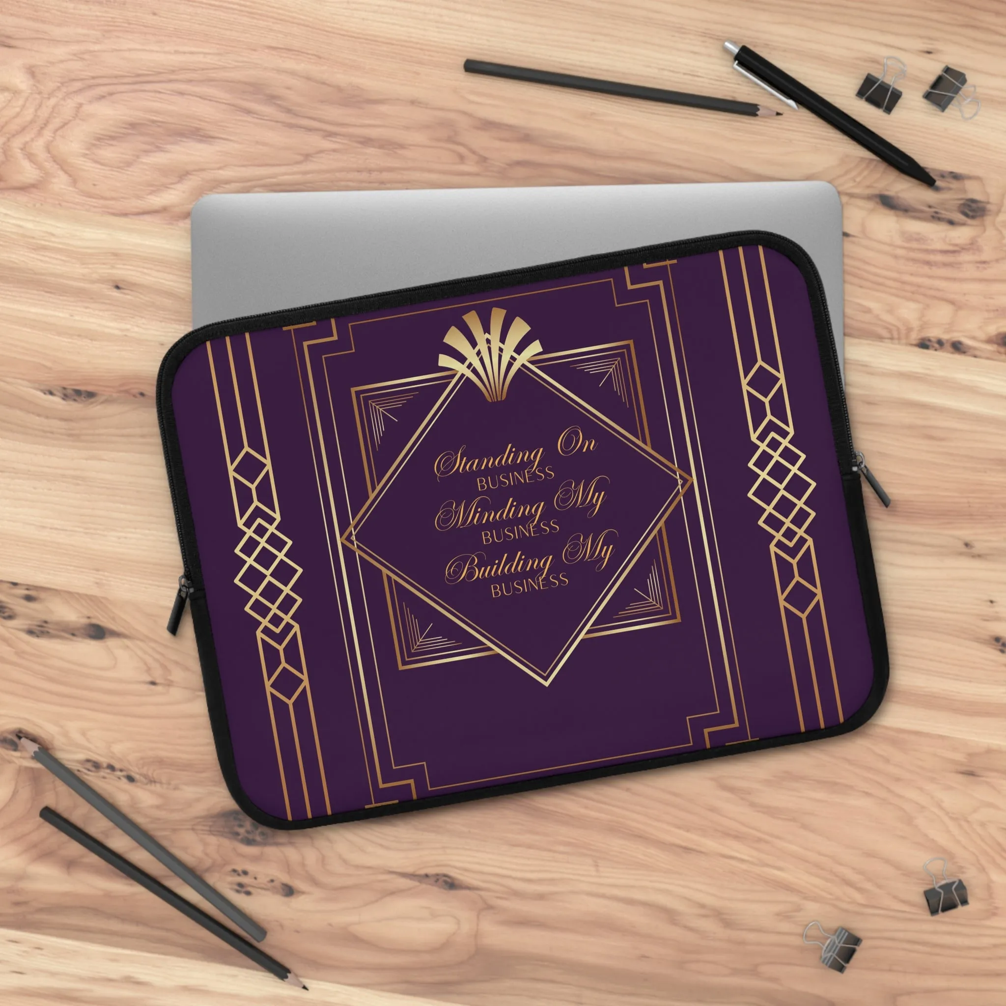 Business 2 (Purple) Laptop Sleeve