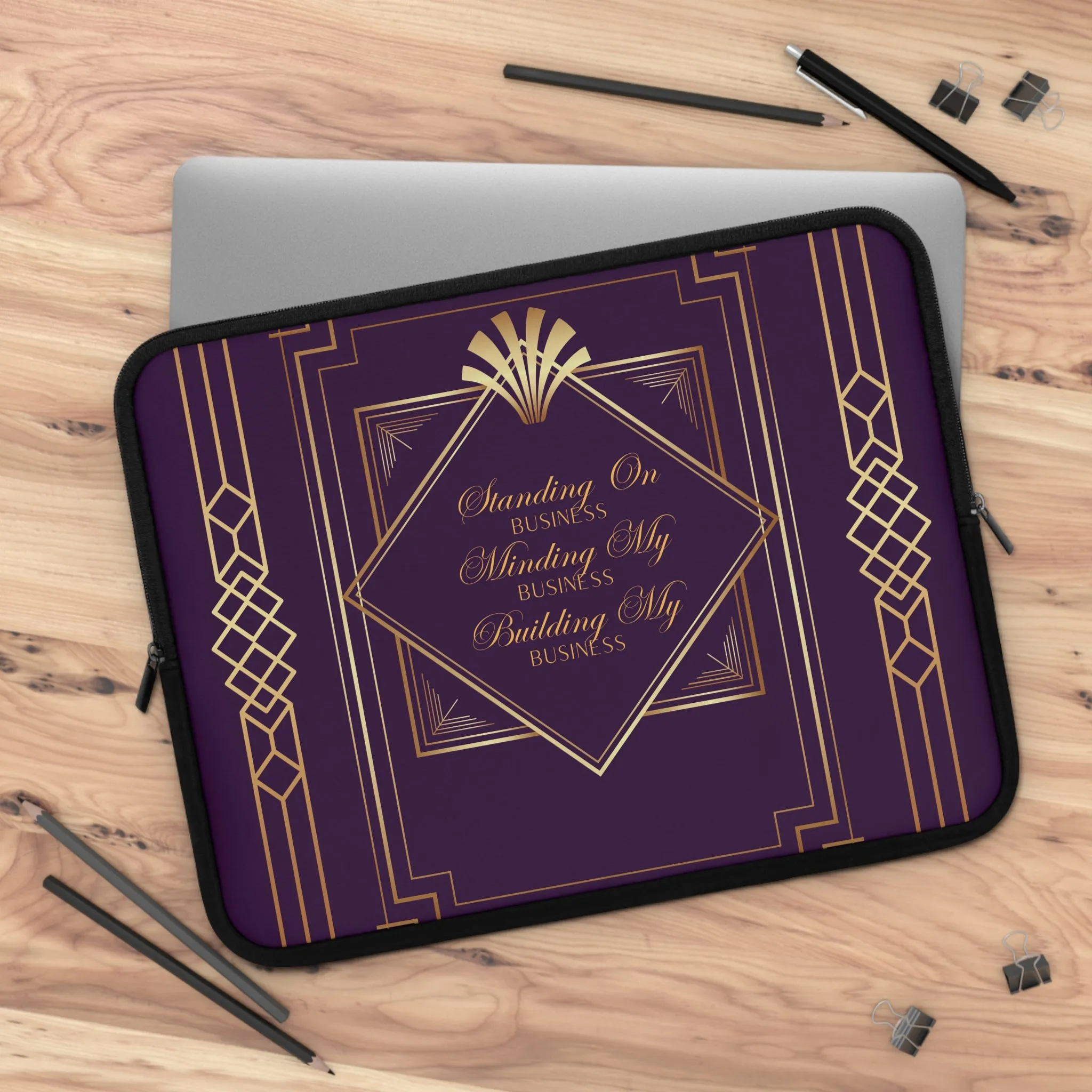 Business 2 (Purple) Laptop Sleeve