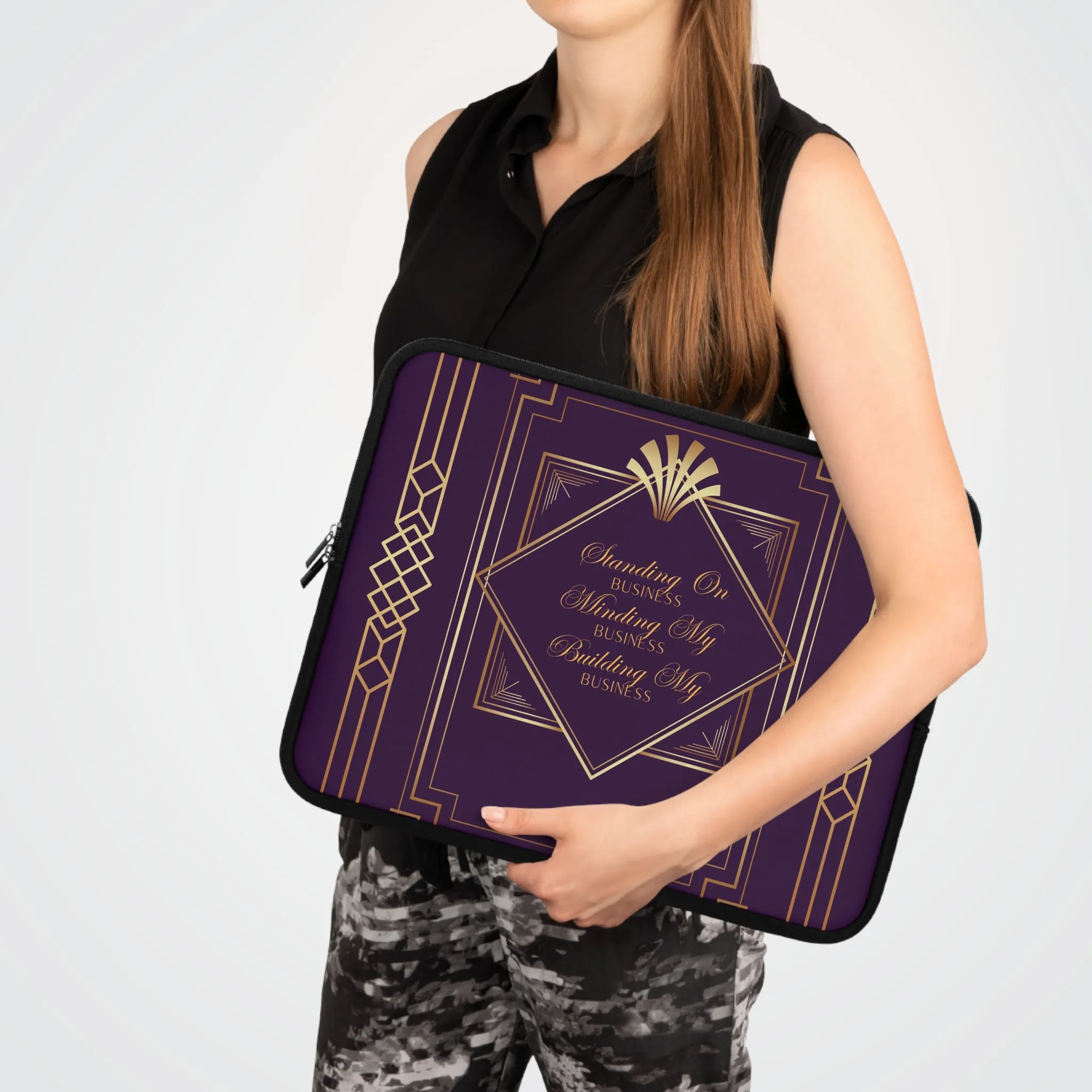 Business 2 (Purple) Laptop Sleeve