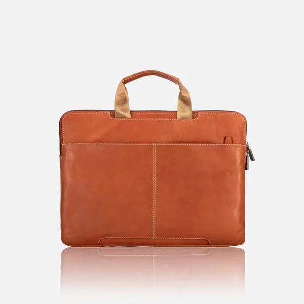 BUY SLIM LAPTOP SLEEVE | ZIP AROUND LAPTOP FOLDER, TAN | JEKYLL AND HIDE UK