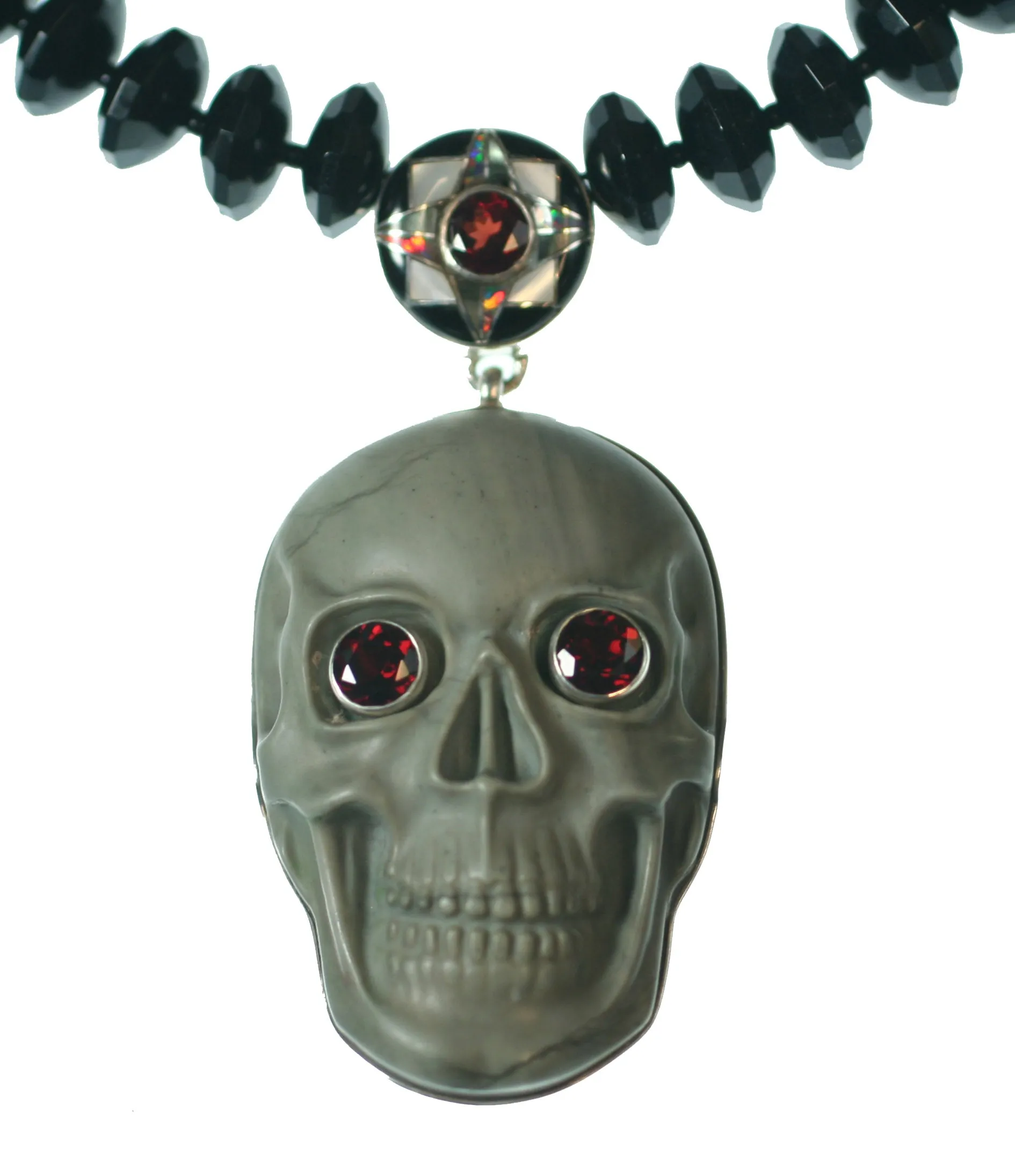 Carved Skull Necklace