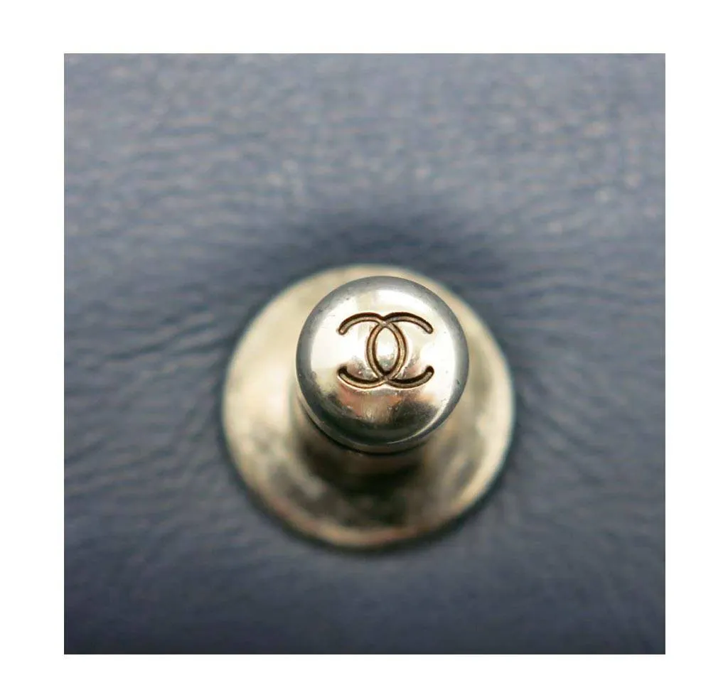 Chanel Boy Bag Navy SHW