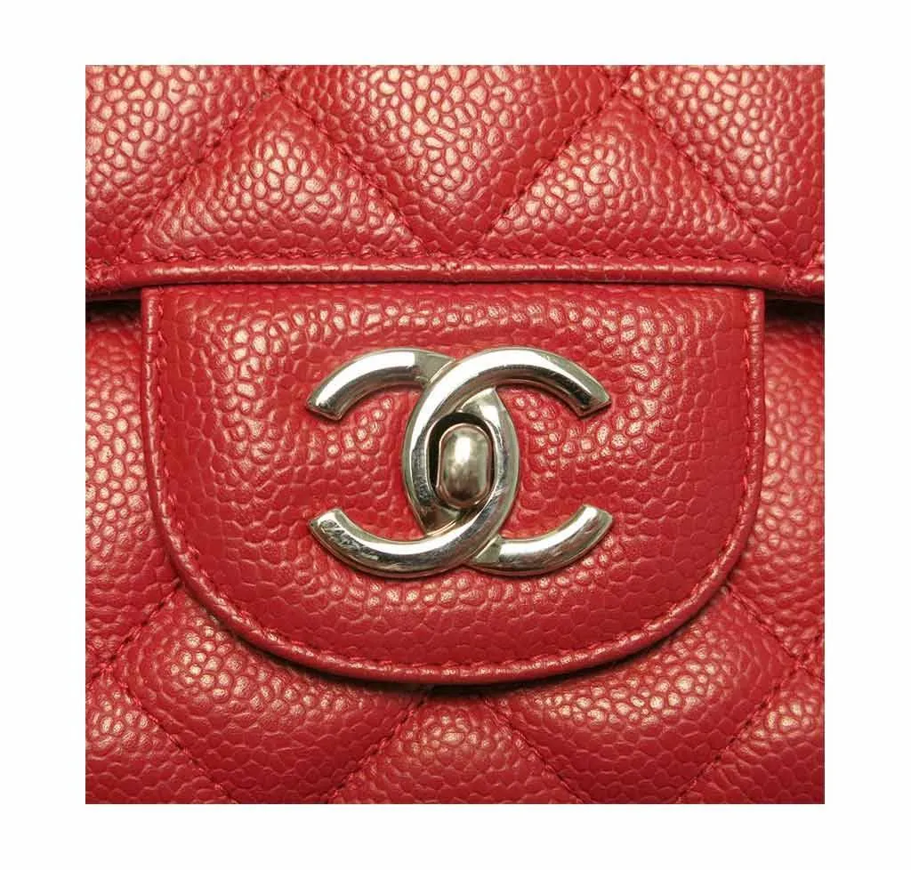 Chanel Single Flap Bag Red