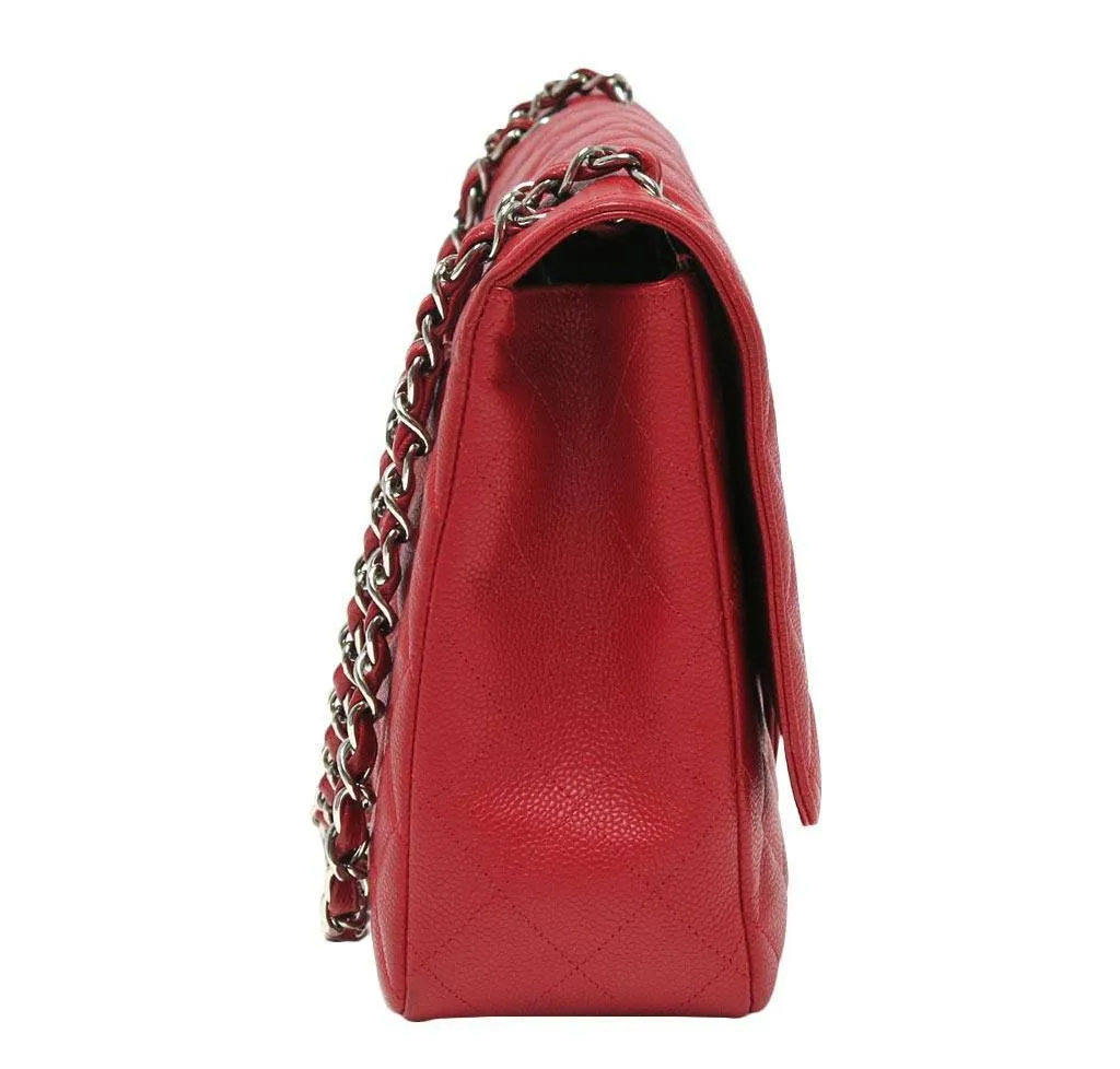 Chanel Single Flap Bag Red