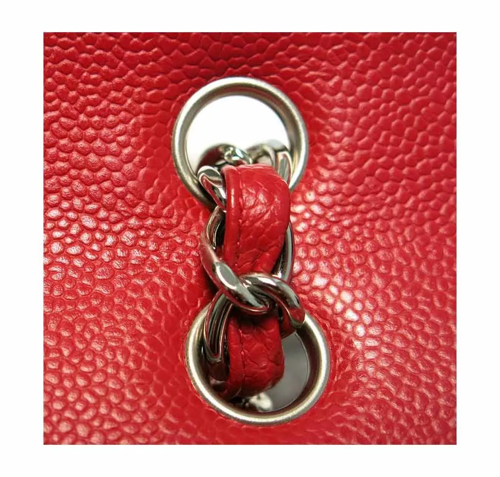 Chanel Single Flap Bag Red