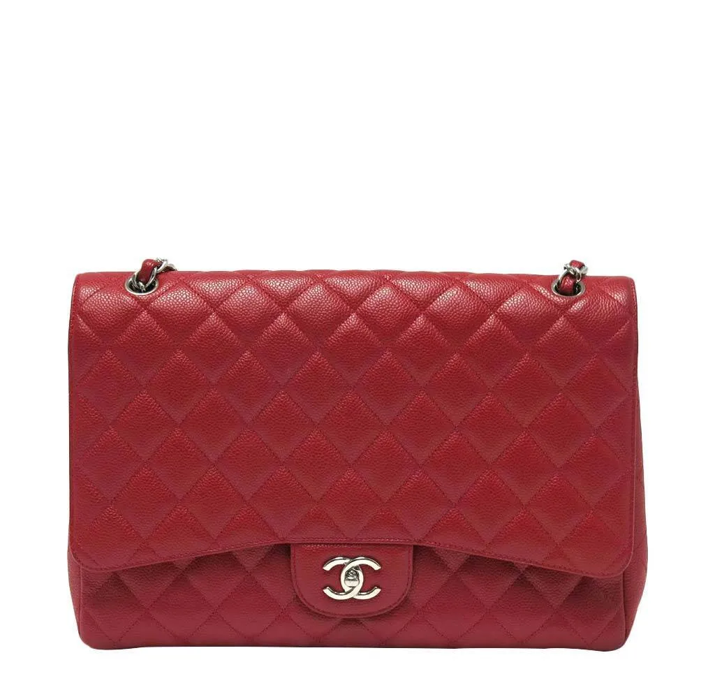 Chanel Single Flap Bag Red