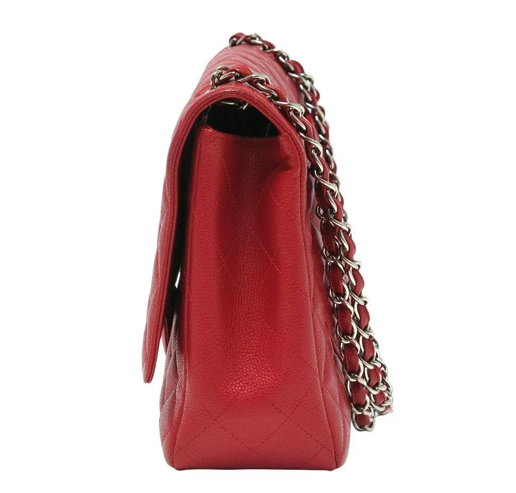 Chanel Single Flap Bag Red