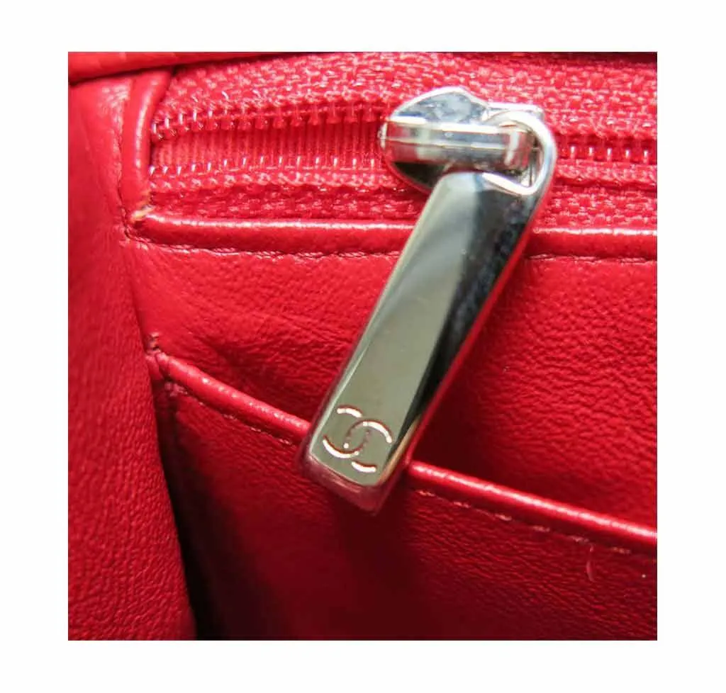 Chanel Single Flap Bag Red
