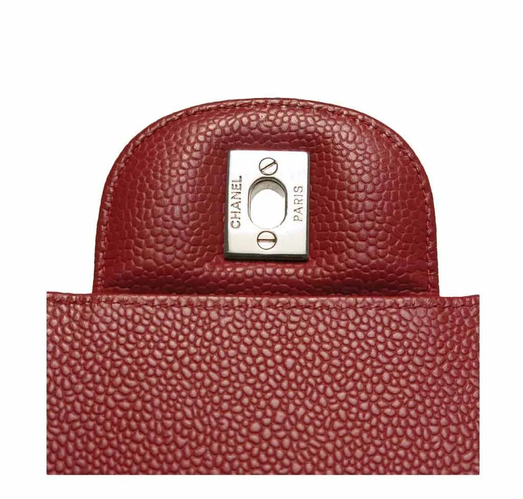 Chanel Single Flap Bag Red