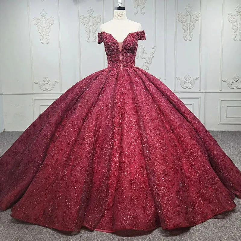 Charming Burgundy Sweetheart Party Dresses Sleeveless Pleated Ball Gown