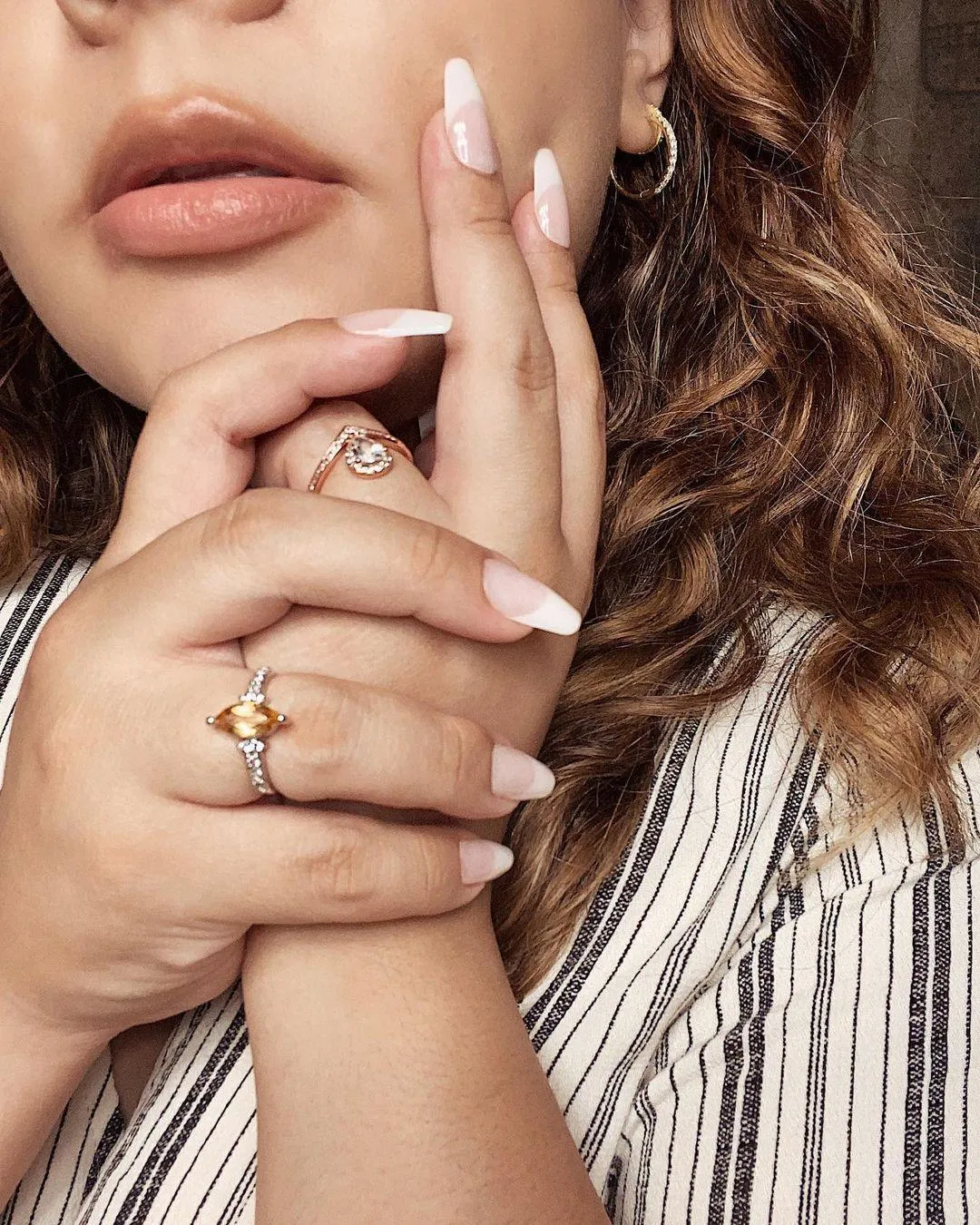 Citrine Marquise Tiara Ring