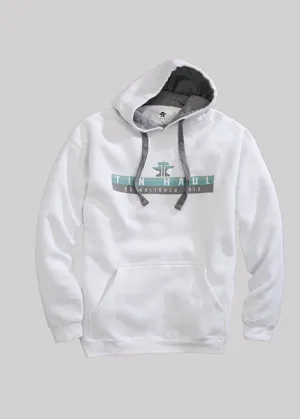 CL10-097-0300-0897 Tin Haul Hoodie - White w/Logo