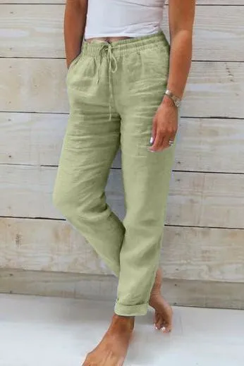 Clara  - Casual Drawstring Pants