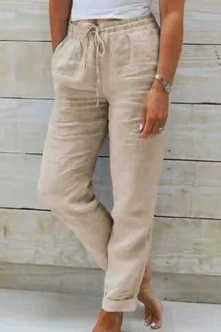 Clara  - Casual Drawstring Pants