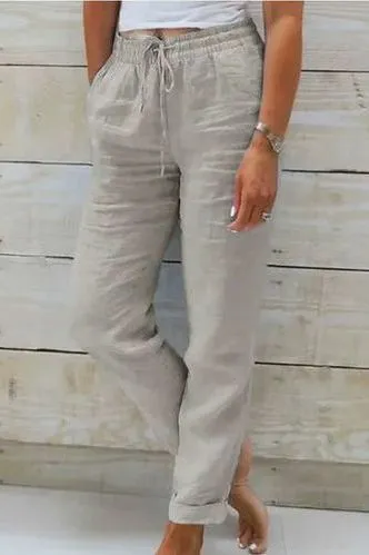 Clara  - Casual Drawstring Pants