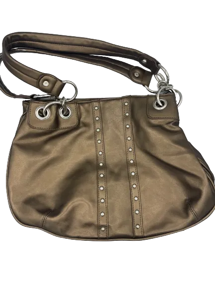 Cleo Metallic Brown Shoulder Bag