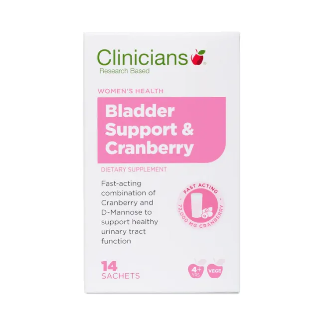 Clinicians Bladder Support & Cranberry 14's