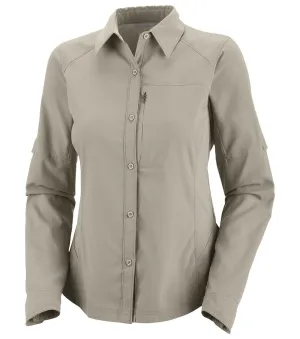 Columbia Silver Ridge Long Sleeve Womens Shirt Fossil