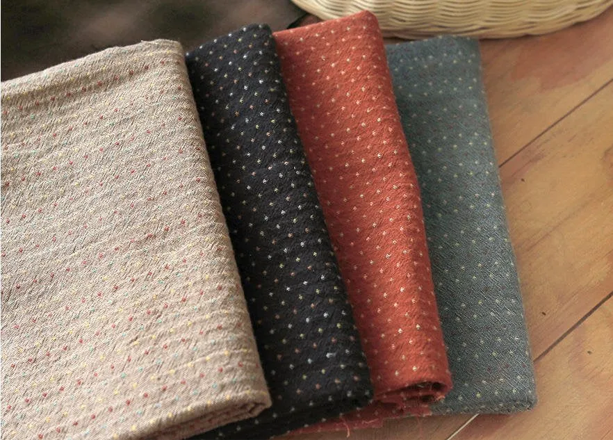 Cotton Fabric Tiny Dots - Mocha Beige - By the Yard 46859 58647-1