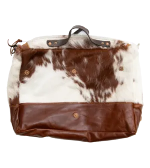 Cowhide Rug Messenger - Brown/White Deadstock