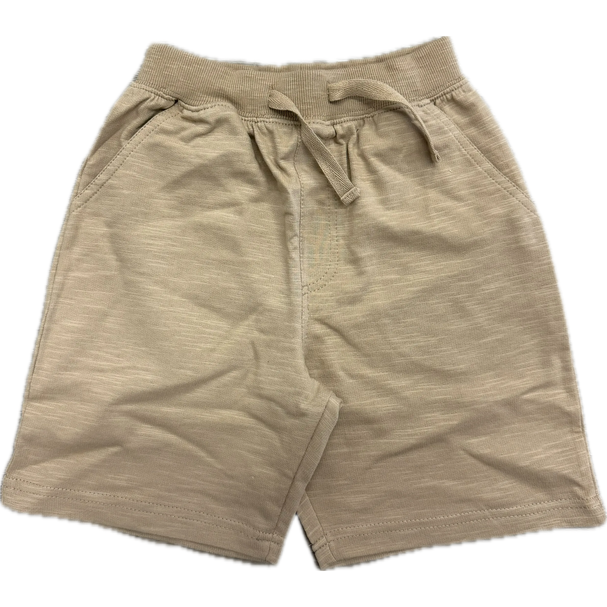 CR Sports Boy's Terry Short With Pockets- Khaki