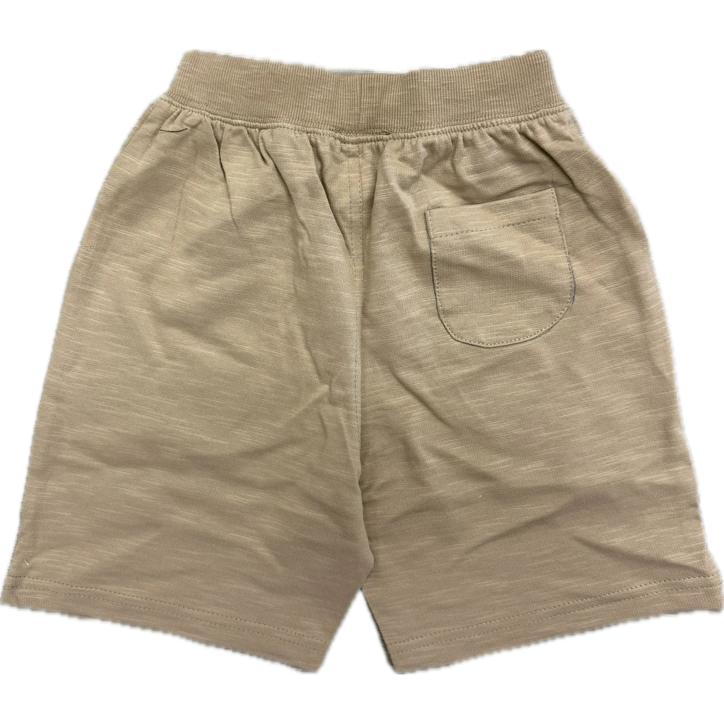 CR Sports Boy's Terry Short With Pockets- Khaki