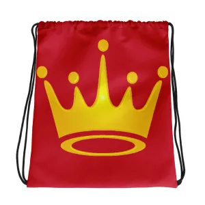 Crown Drawstring bag