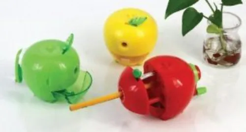 Deli Pencil Sharpener Unique Apple Shape E0659