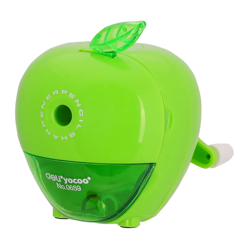 Deli Pencil Sharpener Unique Apple Shape E0659