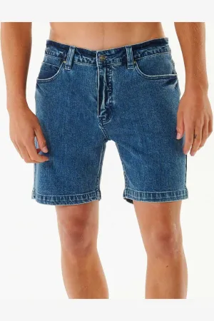 DENIM WALKSHORT - DENIM BLUE