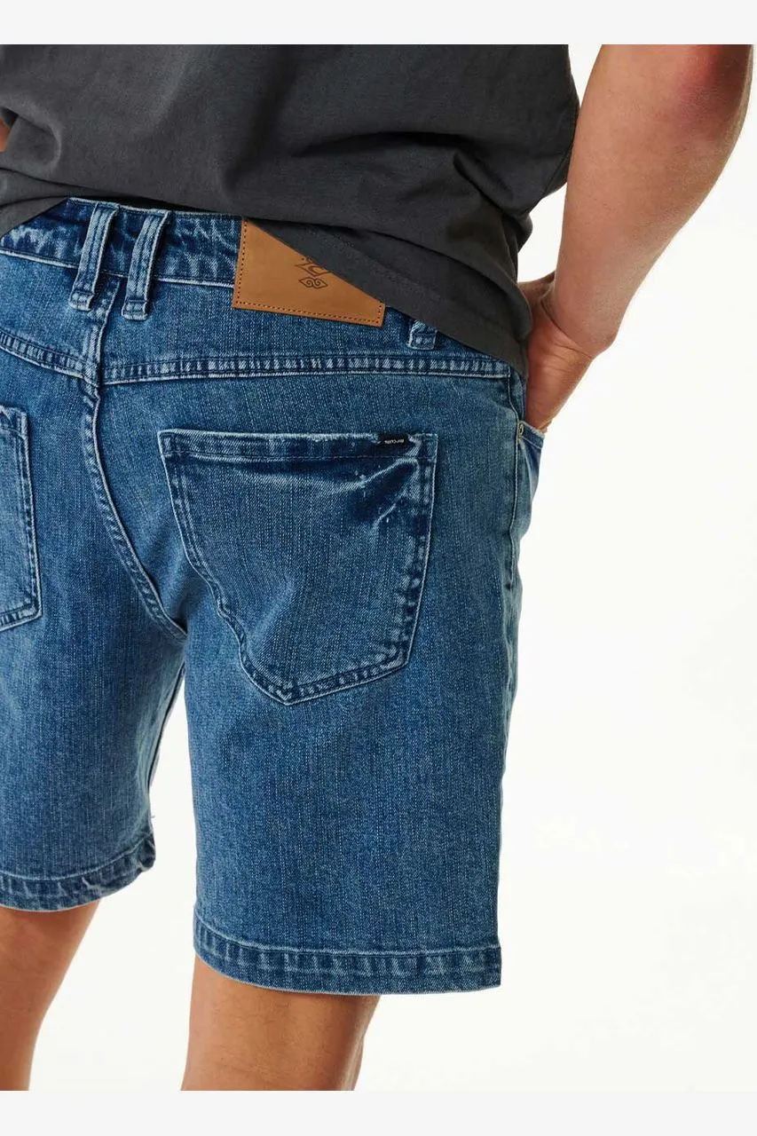 DENIM WALKSHORT - DENIM BLUE
