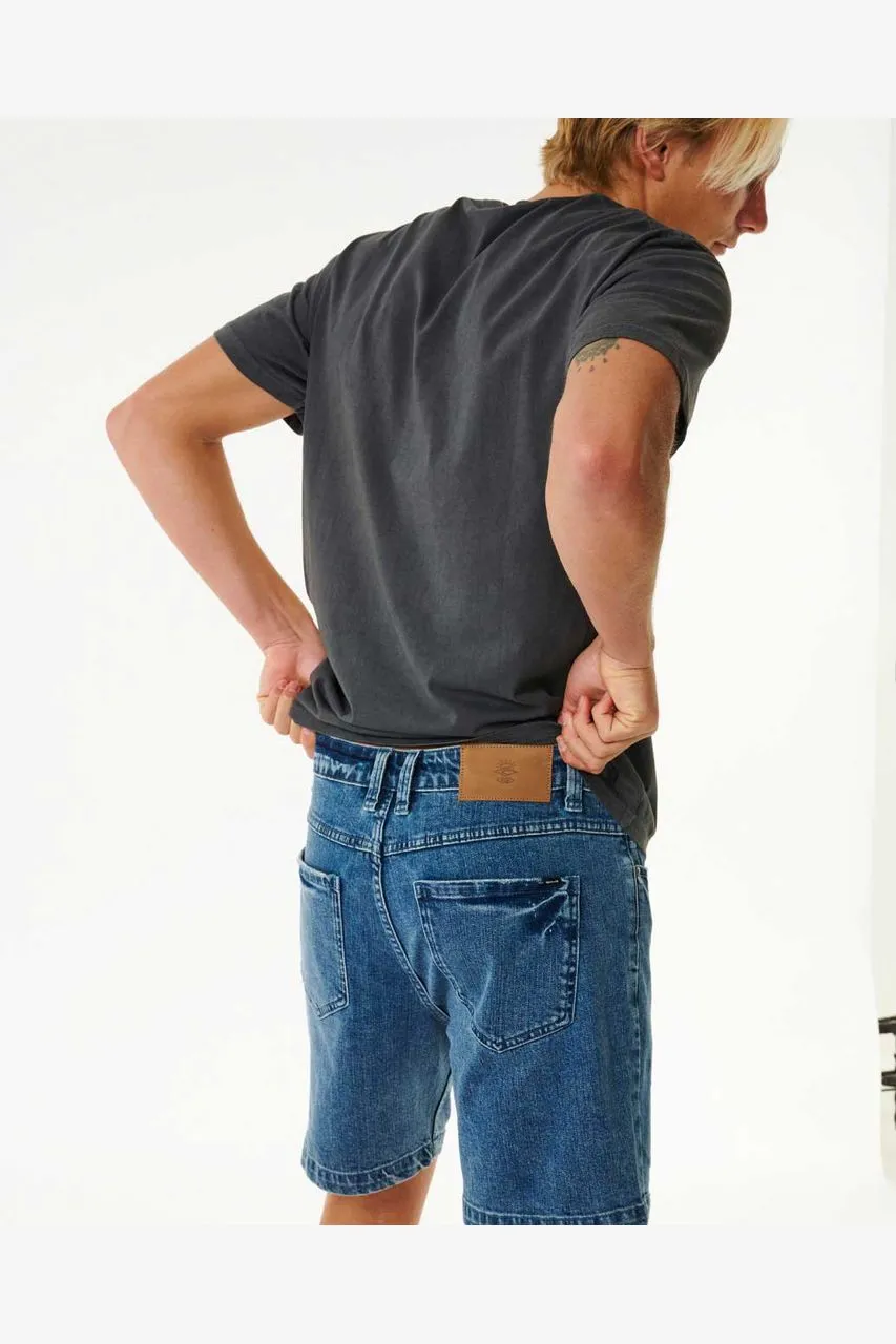 DENIM WALKSHORT - DENIM BLUE